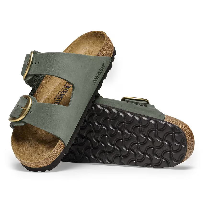 Birkenstock Arizona Big Buckle Nubuck Leather Thyme
