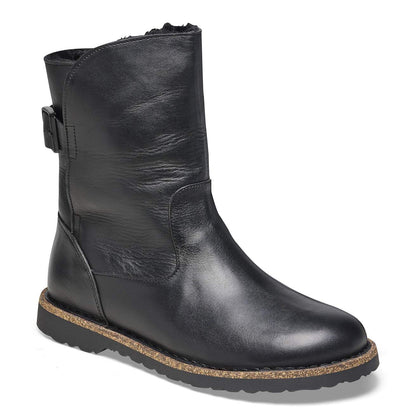 Birkenstock Unisex Uppsala Shearling Natural Leather Black