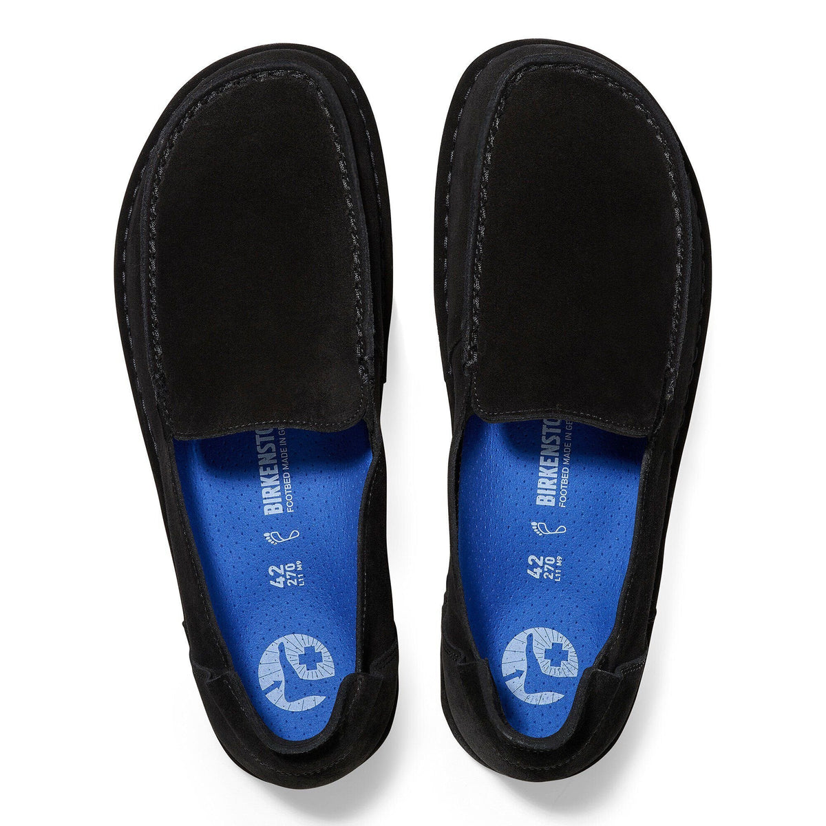 Birkenstock Unisex Utti Suede Leather Black