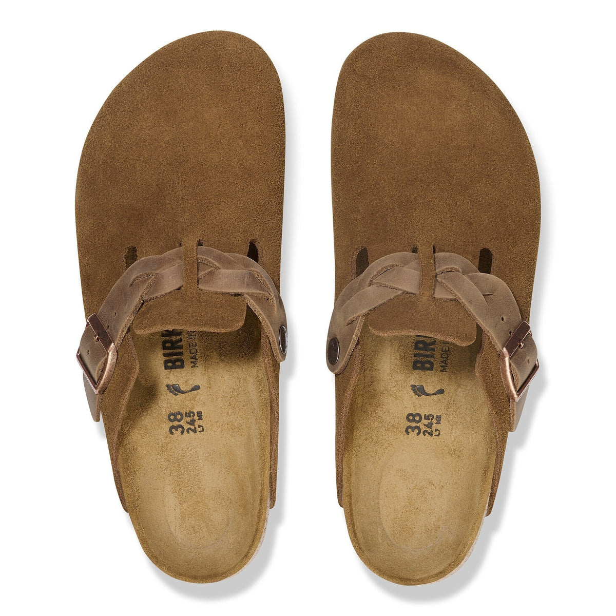 Birkenstock Boston Braided Suede Leather' Narrow Fit' Sneakers