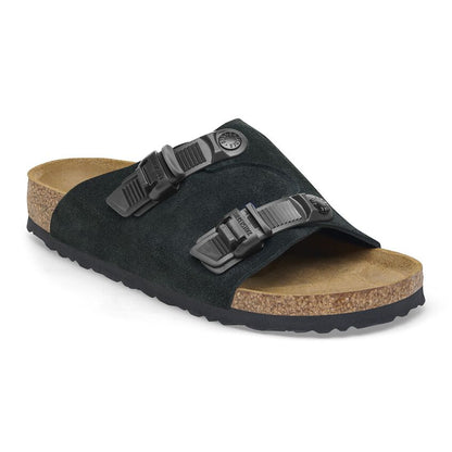 Birkenstock Unisex Zurich Tech Suede Leather Black