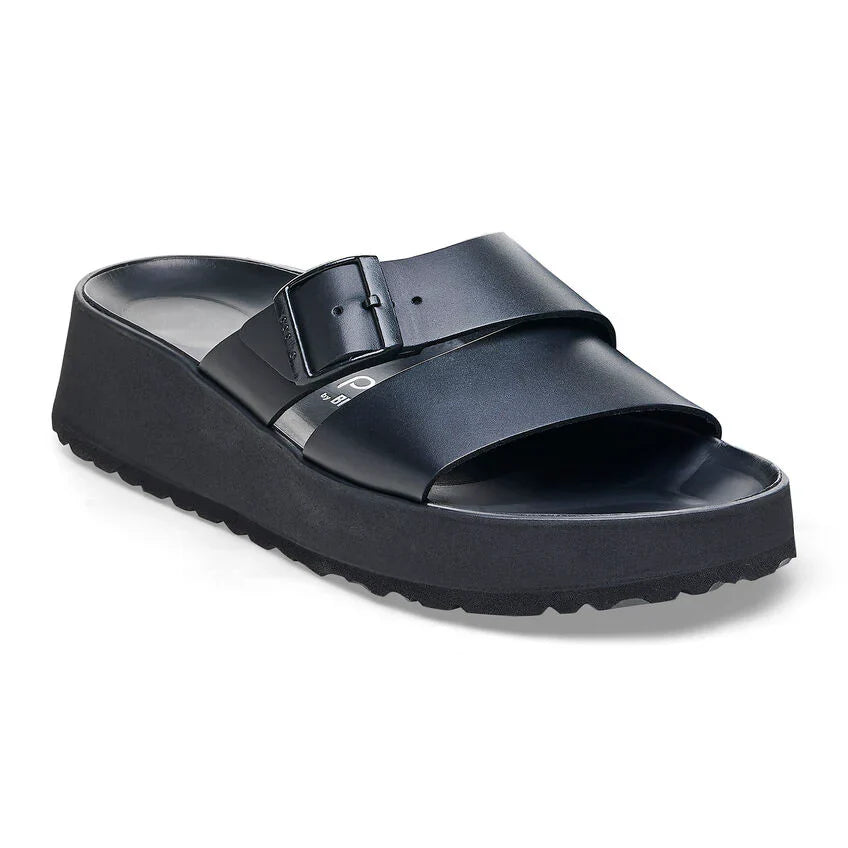 Birkenstock Unisex Almina Natural Leather Black