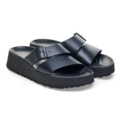 Birkenstock Unisex Almina Natural Leather Black