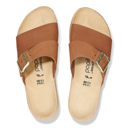 Birkenstock Unisex Almina Nubuk Leather Pecan