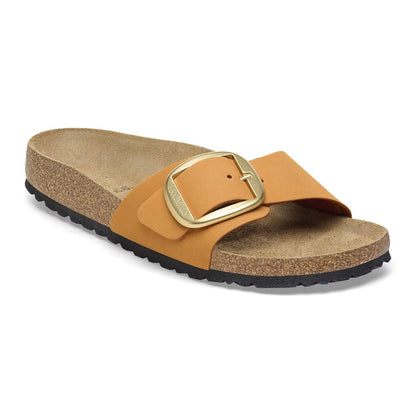 Birkenstock Unisex Madrid Big Buckle Natural Leather Burnt Orange