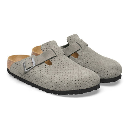 Birkenstock Boston Suede Embossed 'Regular Fit' Sneakers