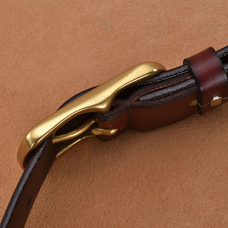 Versatile Leather Belt for Men | Genuine Premium Leather Waist Belt | Classic Formal & Casual Men’s Belt | Durable High-Sense Leather Accessory | 2026 Trendy Luxury Men’s Belt with Zinc Alloy Buckle