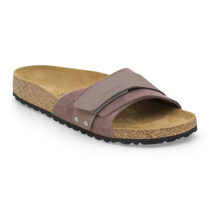 Birkenstock Unisex Oita Suede Leather Mordern Suede Purple Fog