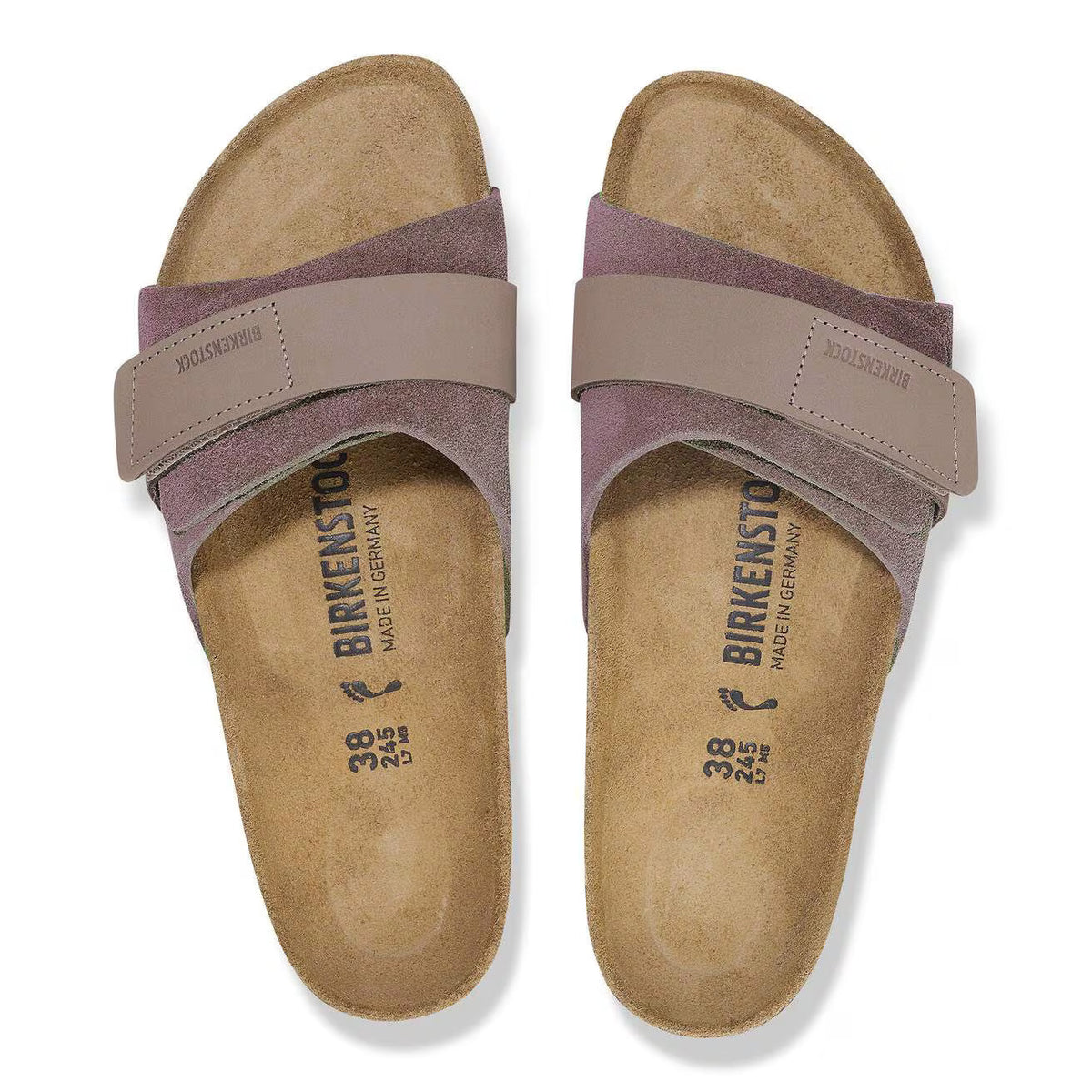 Birkenstock Unisex Oita Suede Leather Mordern Suede Purple Fog