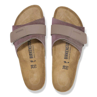 Birkenstock Unisex Oita Suede Leather Mordern Suede Purple Fog