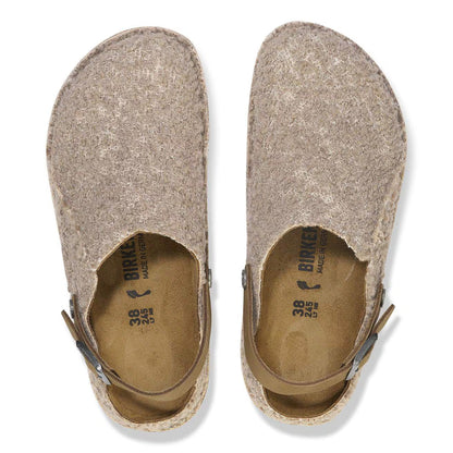 Birkenstock Unisex Lutry Premium TEX Textile Gray Taupe