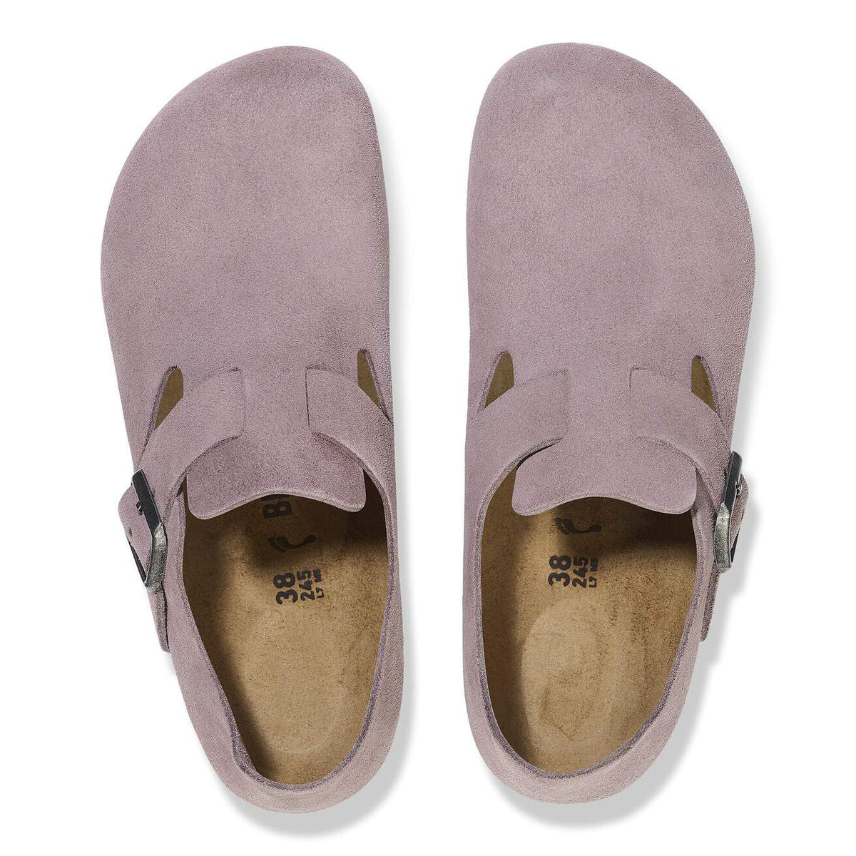 Birkenstock Unisex London Suede Leather Faded Purple