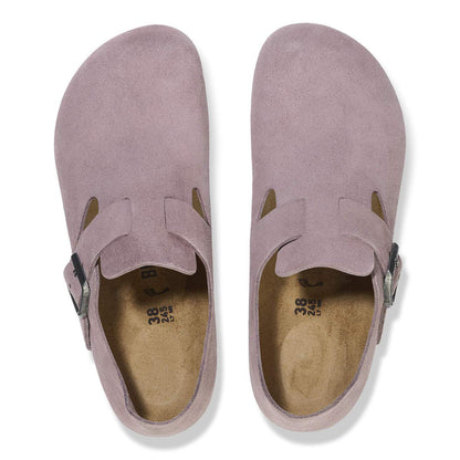 Birkenstock Unisex London Suede Leather Faded Purple