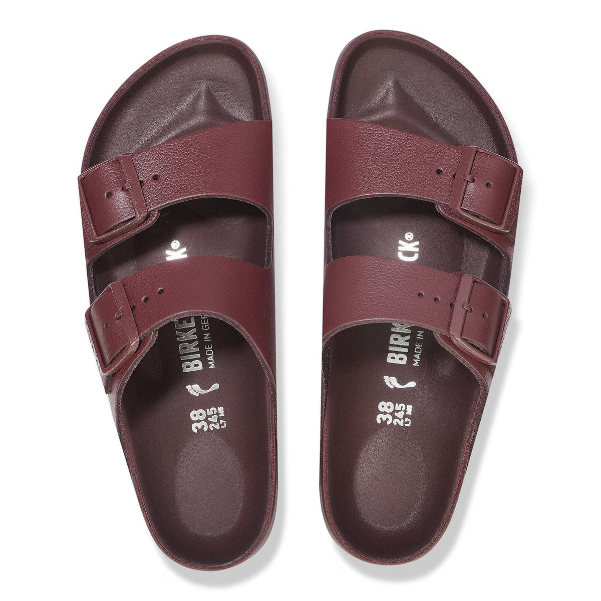 Birkenstock Unisex Arizona Natural Leather Exquisit Zinfandel