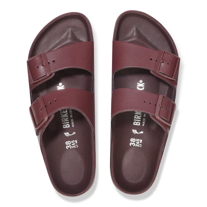 Birkenstock Unisex Arizona Natural Leather Exquisit Zinfandel