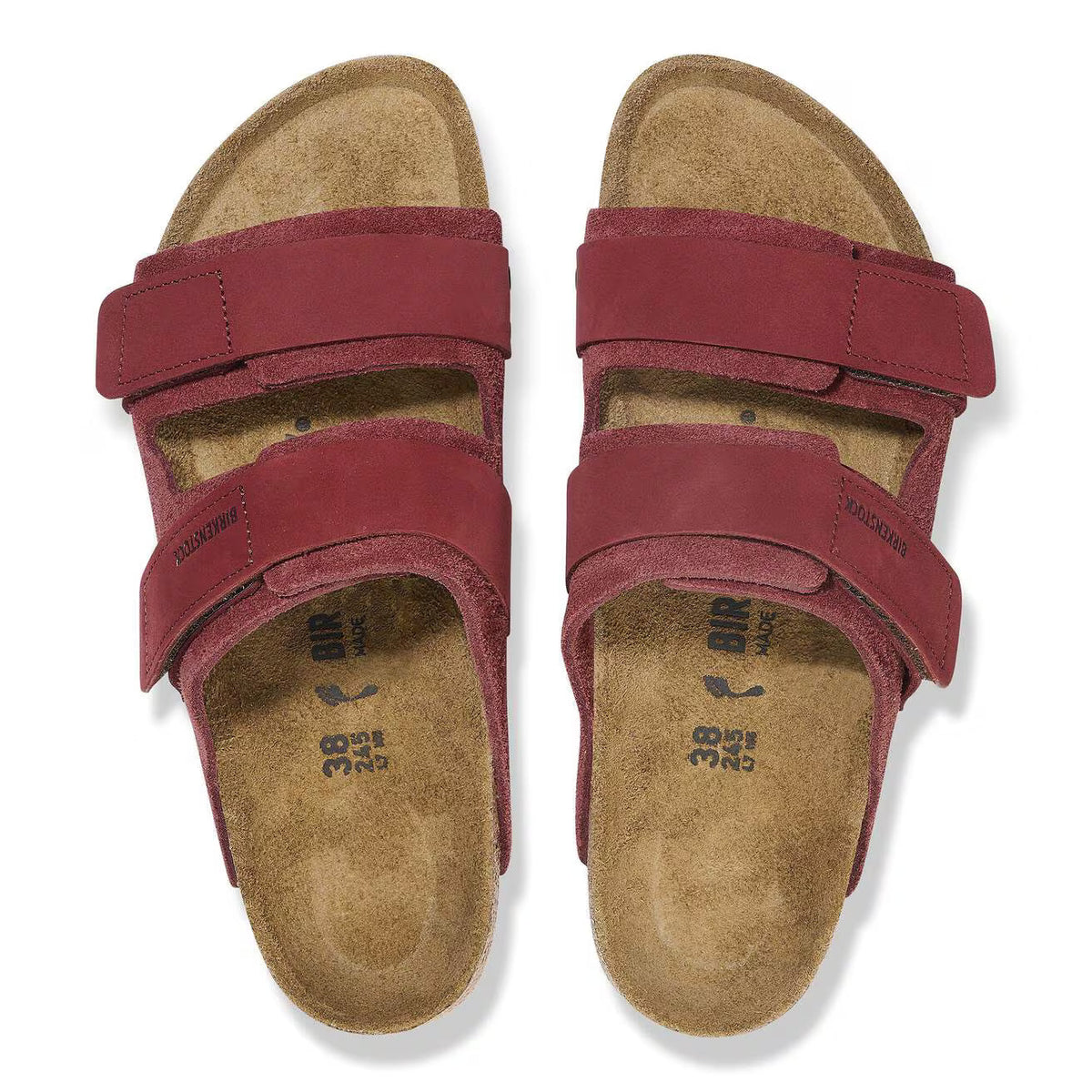 Birkenstock Unisex Uji Nubuck Leather Zinfandel