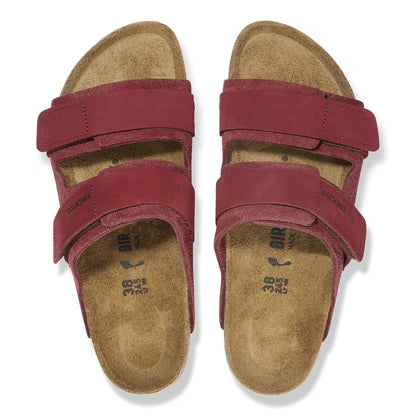 Birkenstock Unisex Uji Nubuck Leather Zinfandel