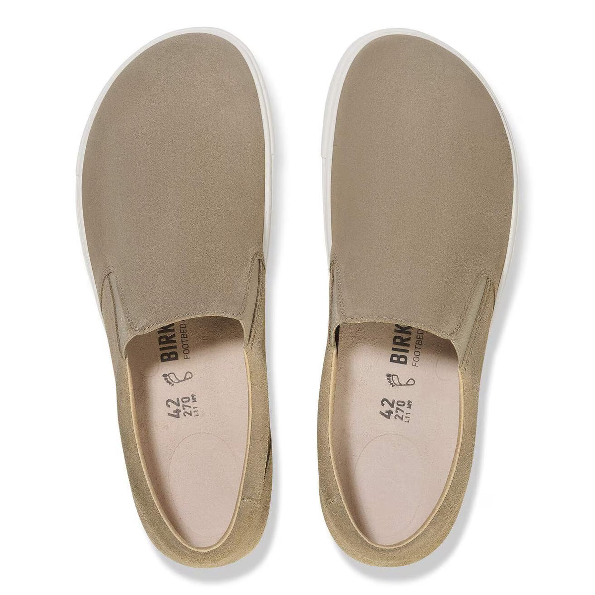 Birkenstock Unisex Oswego Suede Leather Taupe