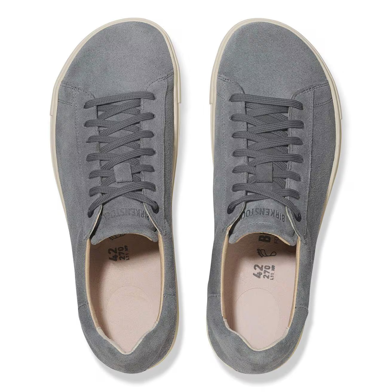 Birkenstock Unisex Bend Low Suede Leather Basalt Gray