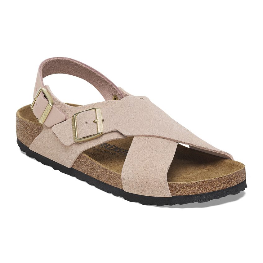 Birkenstock Unisex Tulum Nubuck Leather Light Rose