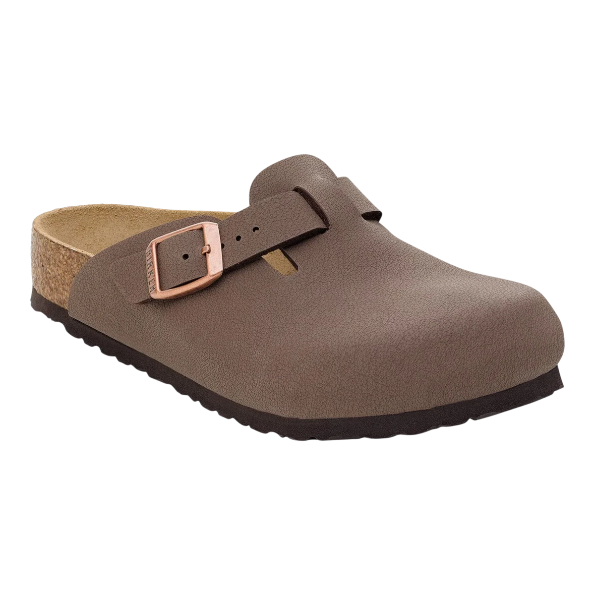 Birkenstock Boston Kids' Clogs — Mocha Birkibuc