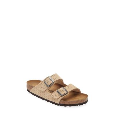 Birkenstock Arizona Bs Suede Embossed Comfort Sandals