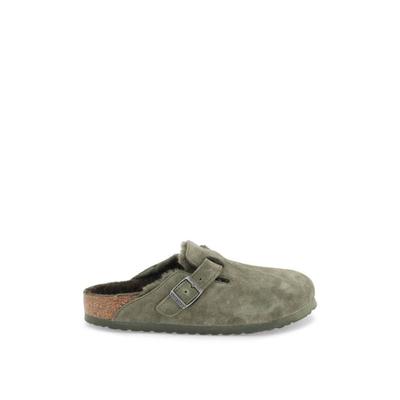 Birkenstock Boston Vl Narrow Suede & Shearling Clog