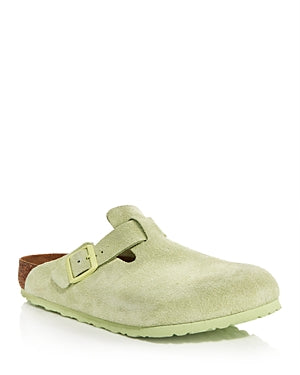 Birkenstock Boston Soft Footbed Suede Clog Shoes