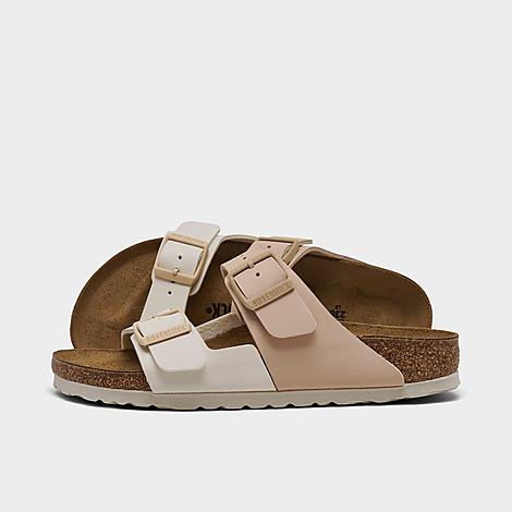 Birkenstock Unisex Arizona Split Birko Flor Eggshell New Beige