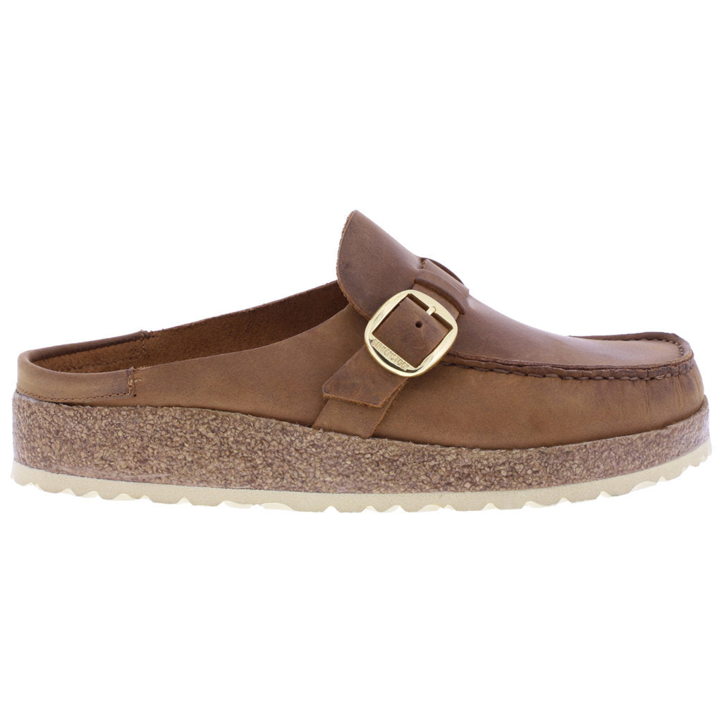 Birkenstock Unisex Buckley Natural Leather Oiled Cognac
