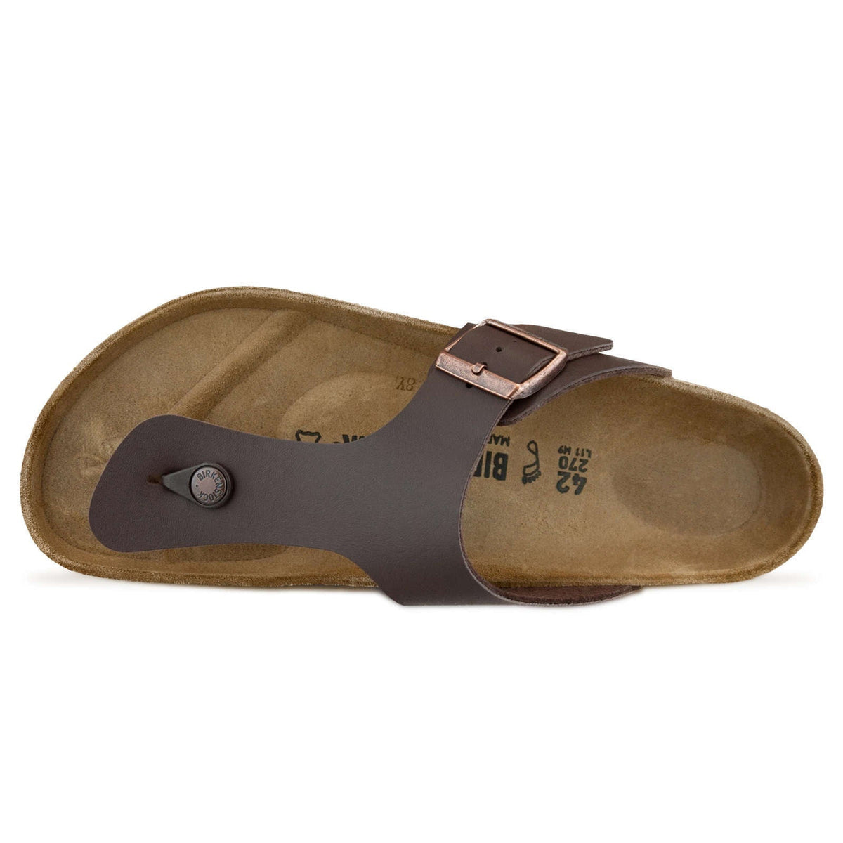 Birkenstock Unisex Ramses BS Birko Flor Dark Brown