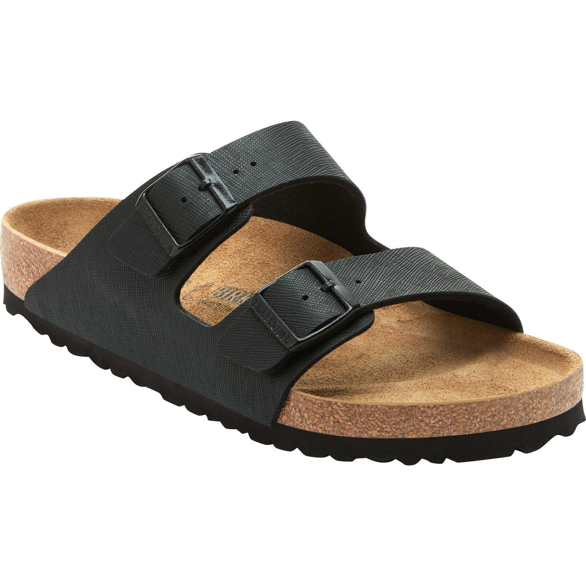 Birkenstock Unisex Arizona Birko Flor Saffiano Black