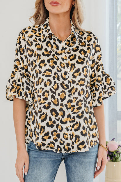 Threaded Pear Penny 4 Sleeve Loose Shirt
