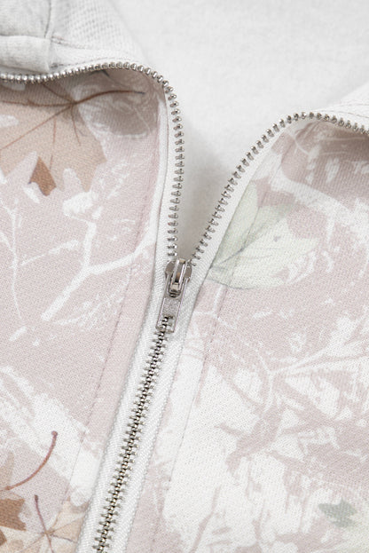 Threaded Pear Olivia Patchwork Zipped Collar Pullover