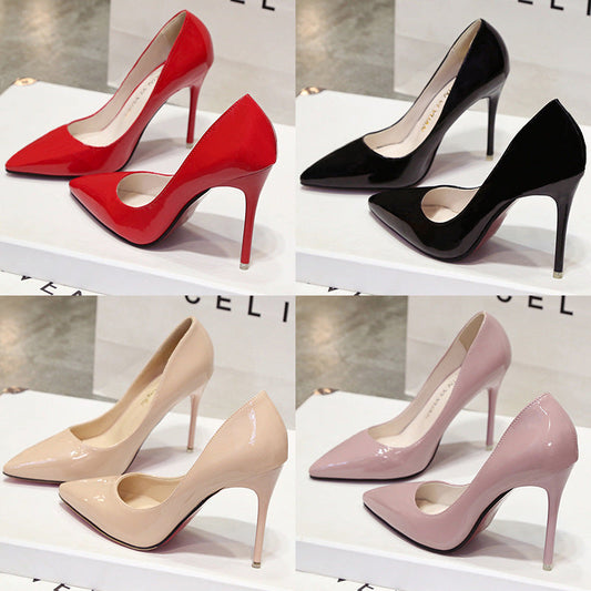Women’s Nude High-Heeled Shoes | High-Sense Pointed-Toe Skin-Tone Heels | Trendy Minimalist Professional Nude Pumps | Luxury-Label Statuesque Party Stilettos | 2026 High-Fashion Radiant Evening Footwear