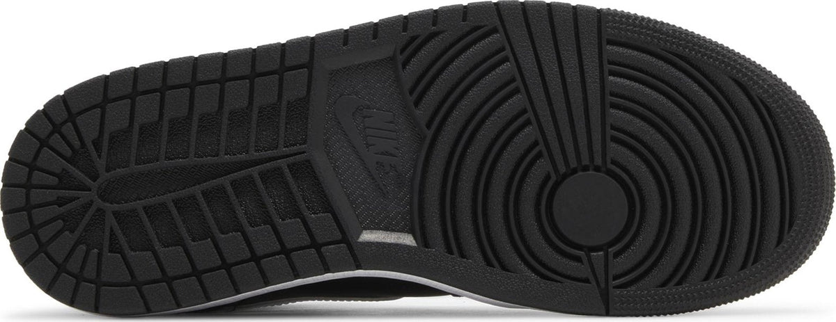 Air Jordan Women's Retro 1 Mid 'Black White' Sneakers