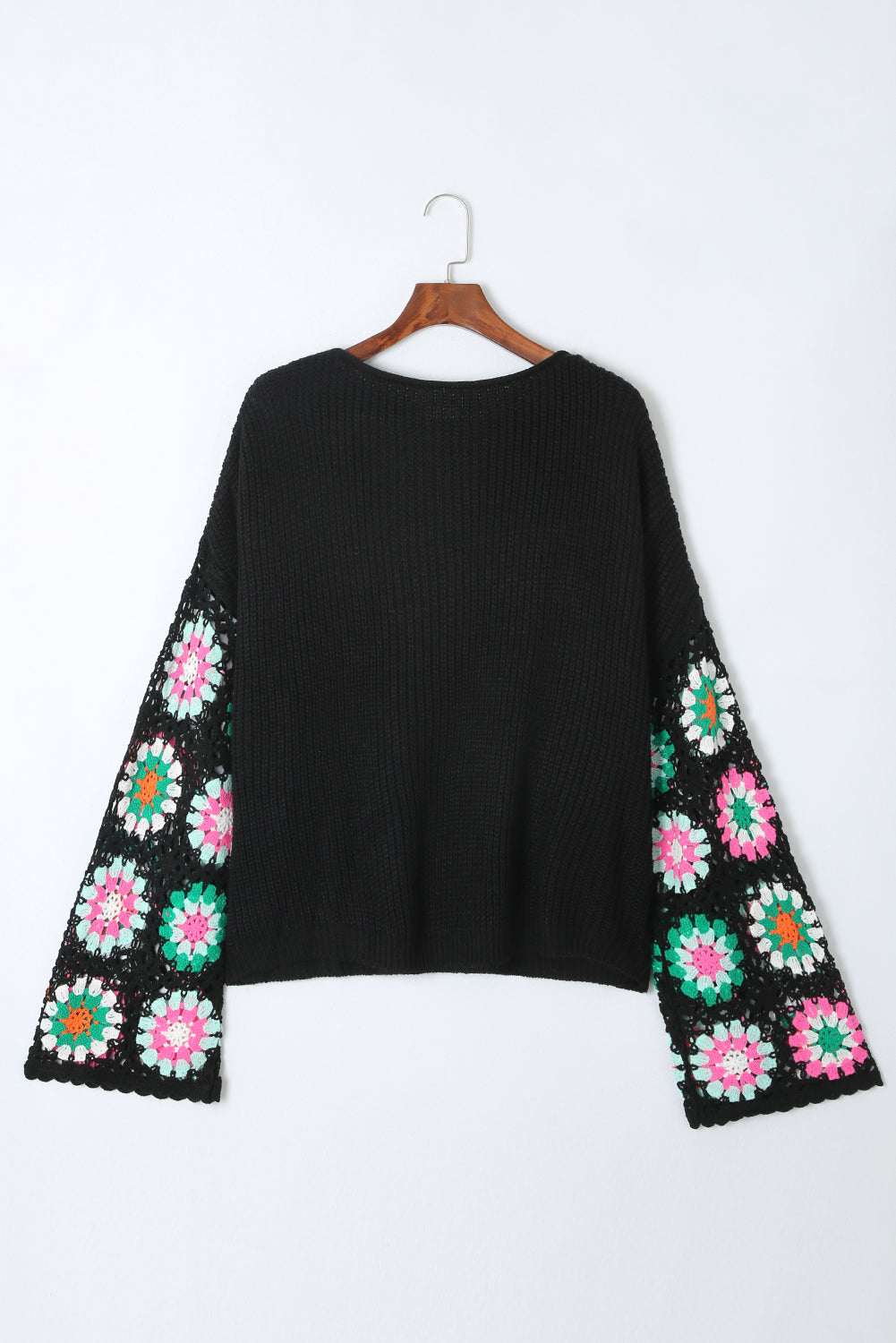 Threaded Pear Avery Bell Sleeve Loose Sweater