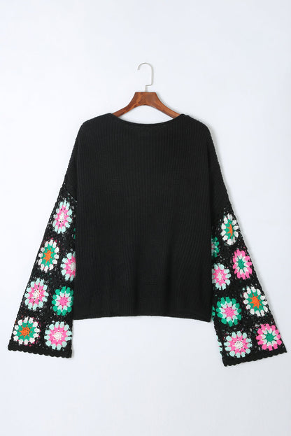 Threaded Pear Avery Bell Sleeve Loose Sweater