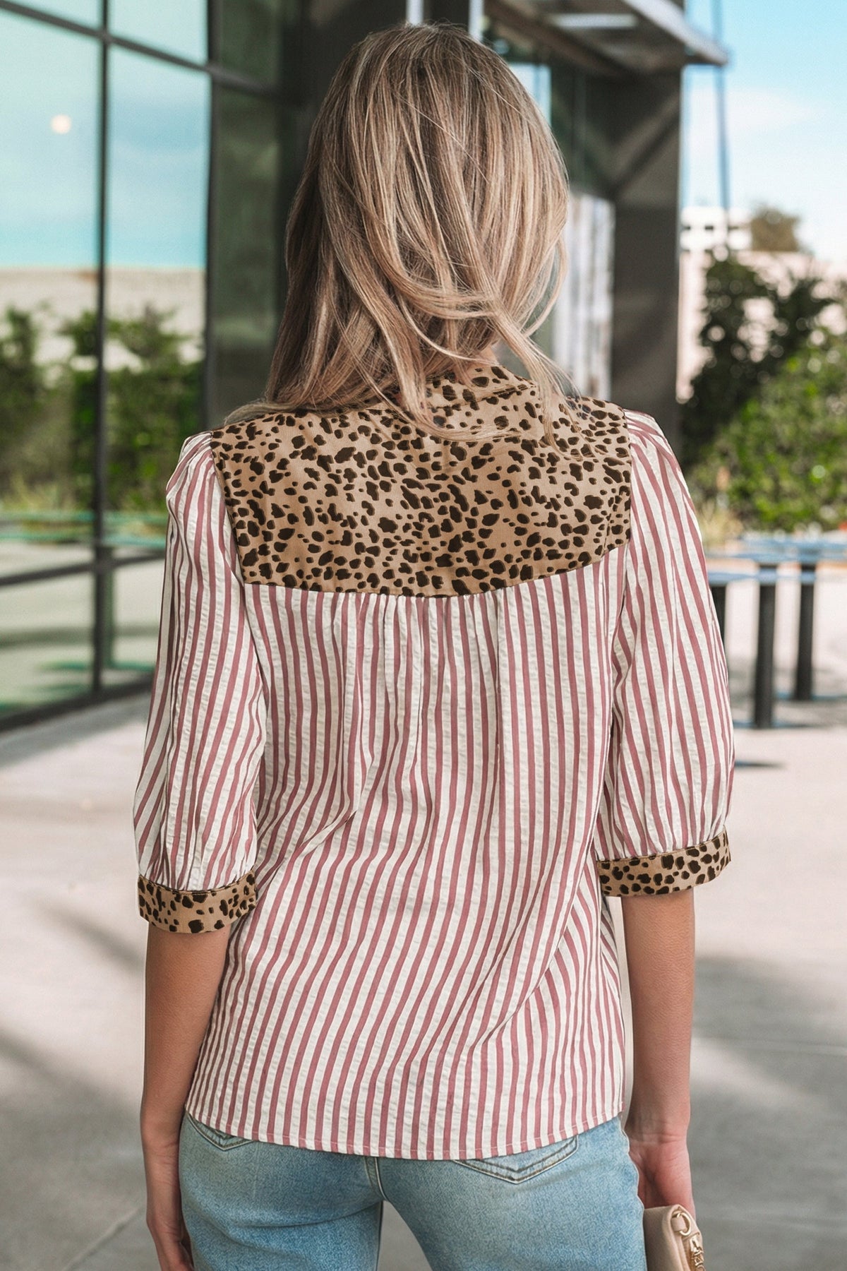 Threaded Pear Bianca Down Half Sleeve Shirt