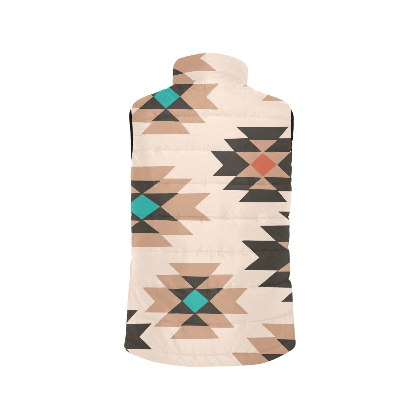 Baha Ranch Tan Aztec Puffy Vest