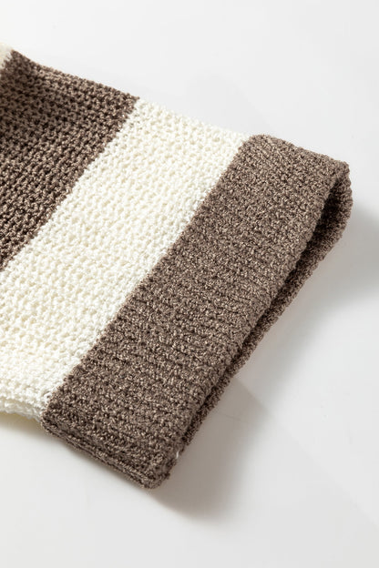 Threaded Pear Holland Colorblock Bracelet Sleeve Sweater