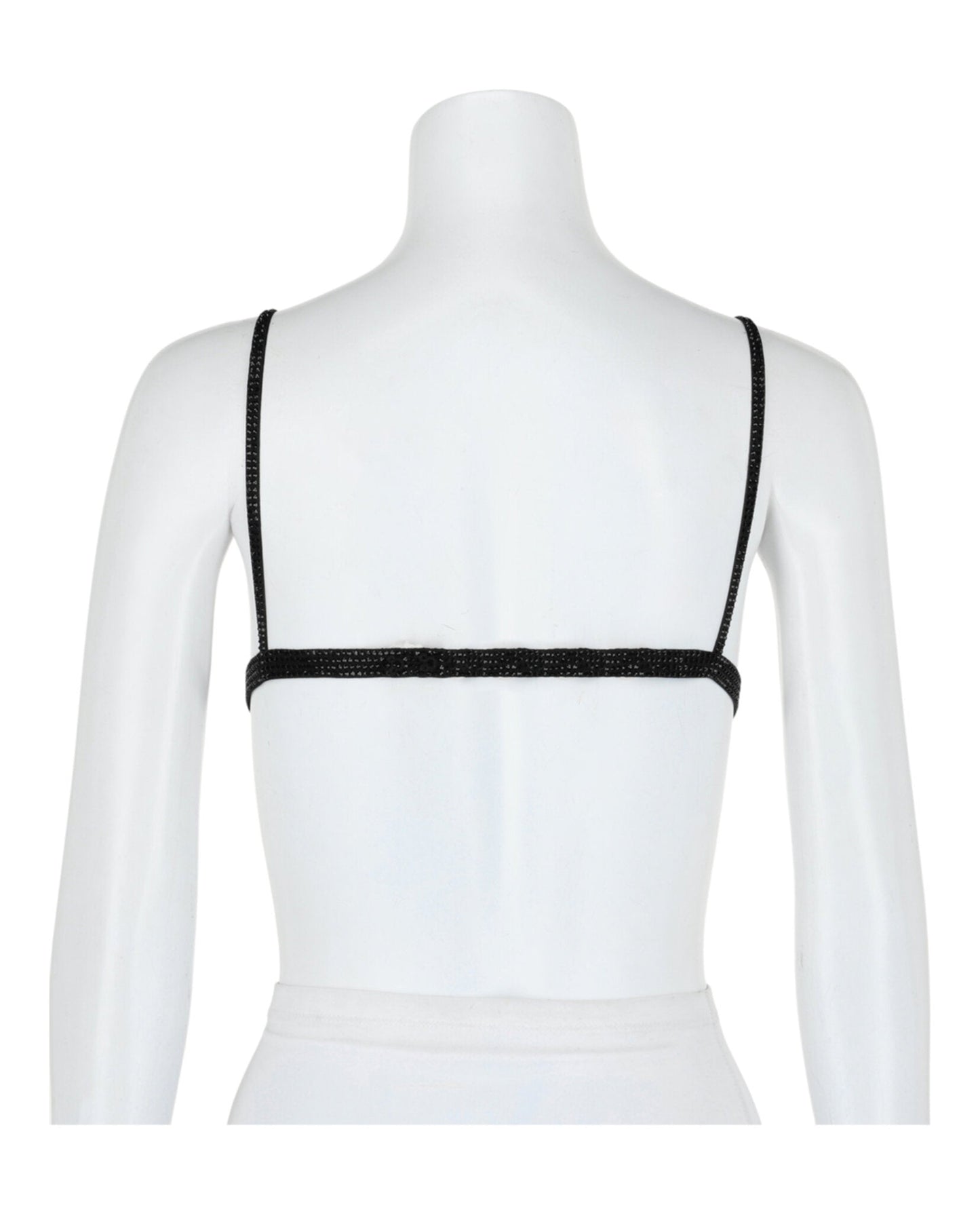 Ferragamo Crystal Embellished Triangle Bralette