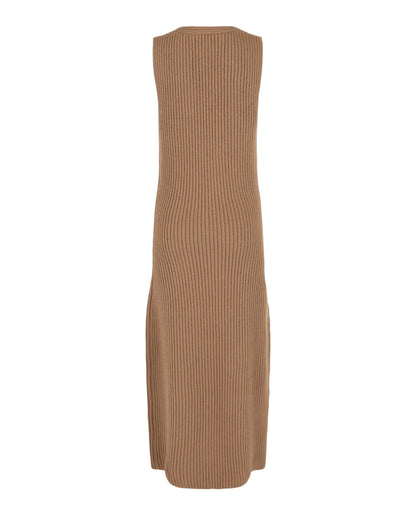 Ferragamo Sleeveless Ribbed Knit Dress