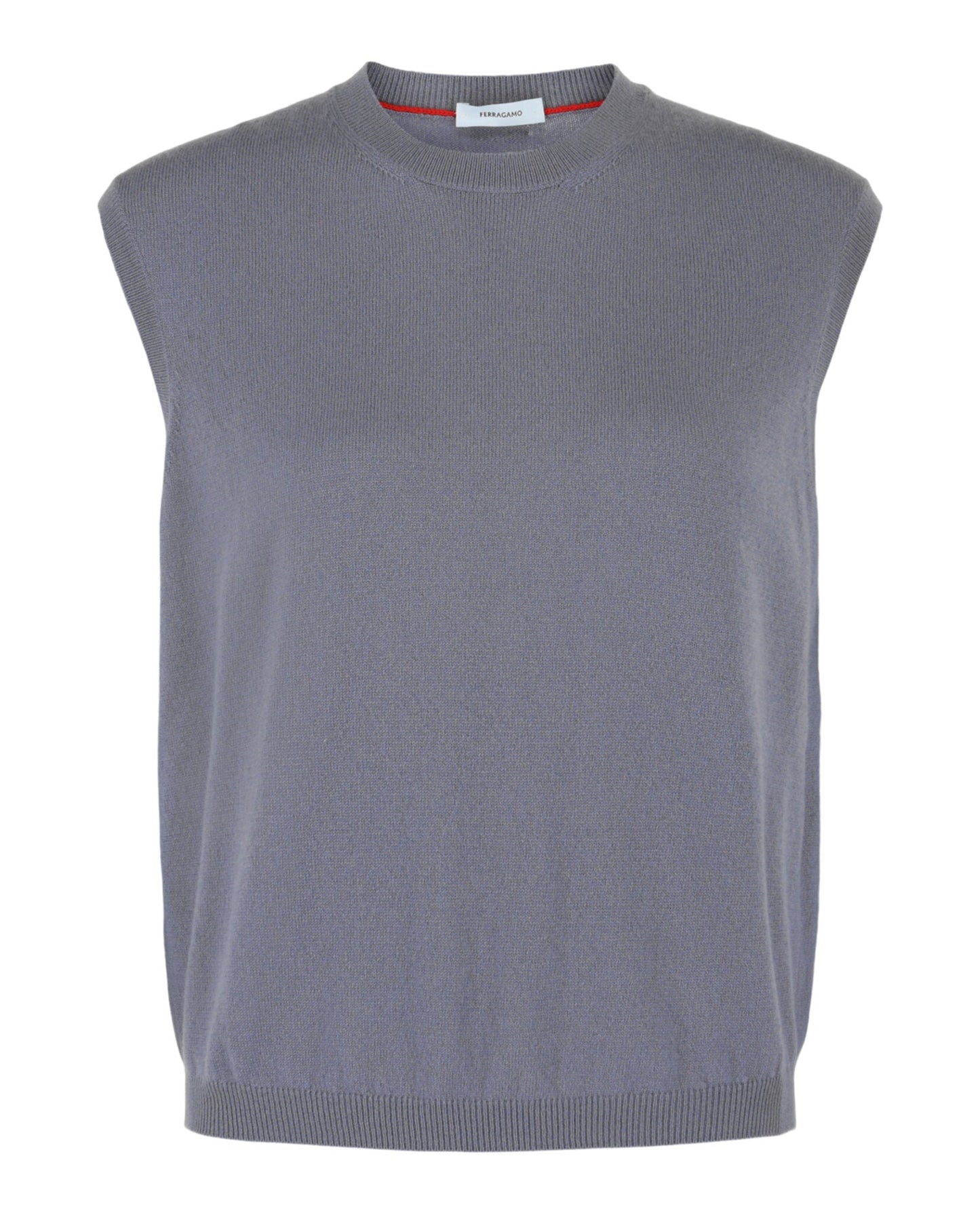Ferragamo Ribbed Cashmere Knit Vest