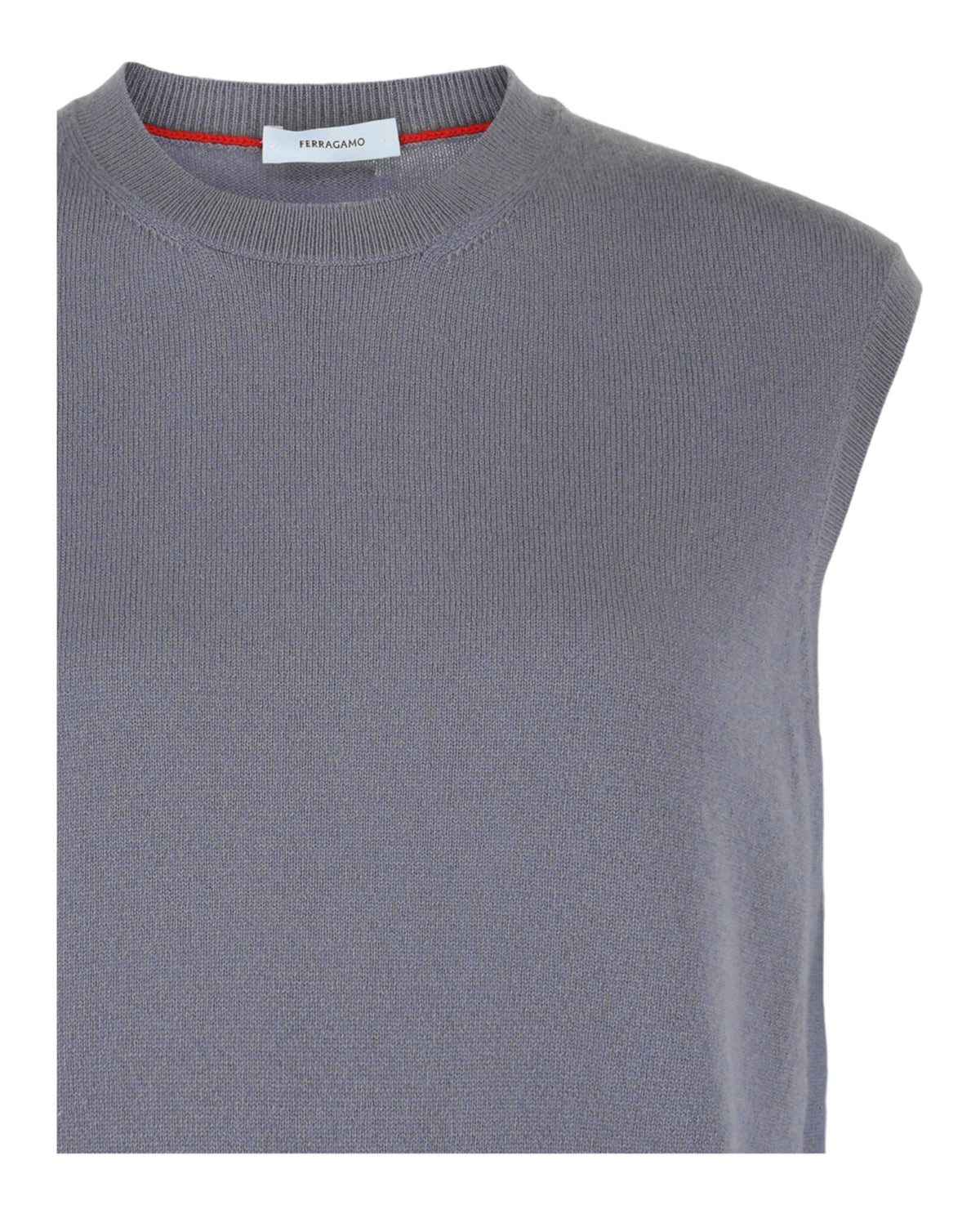 Ferragamo Ribbed Cashmere Knit Vest