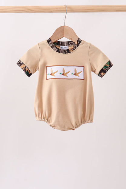 Camo Duck Embroidered Bubble