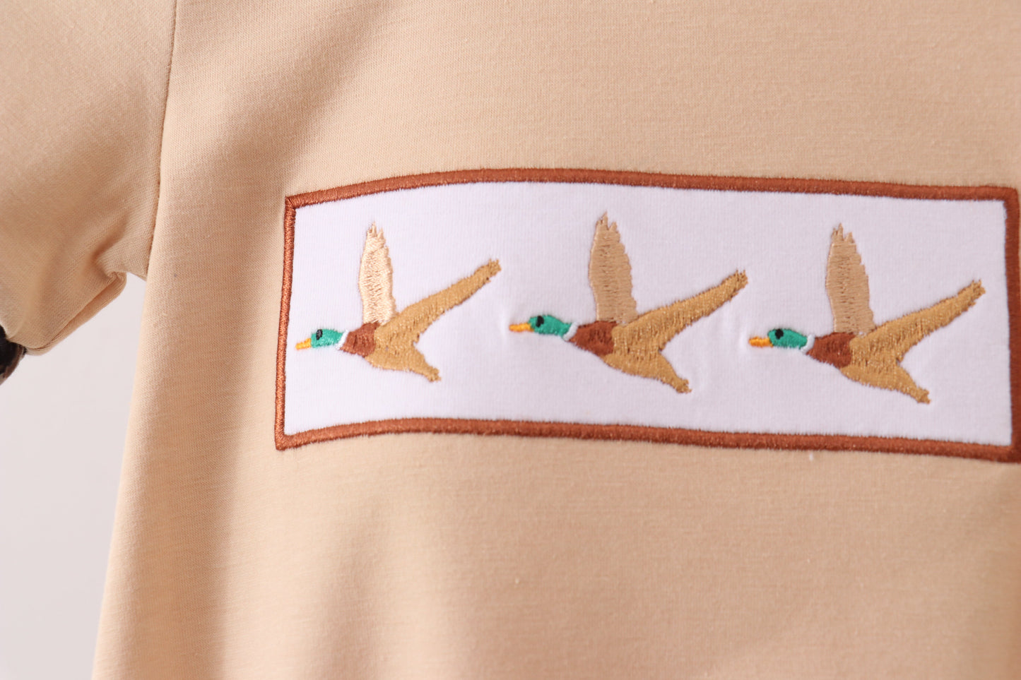 Camo Duck Embroidered Bubble