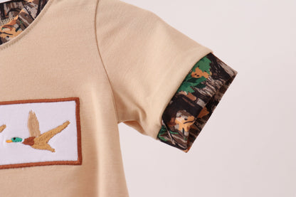 Camo Duck Embroidered Bubble