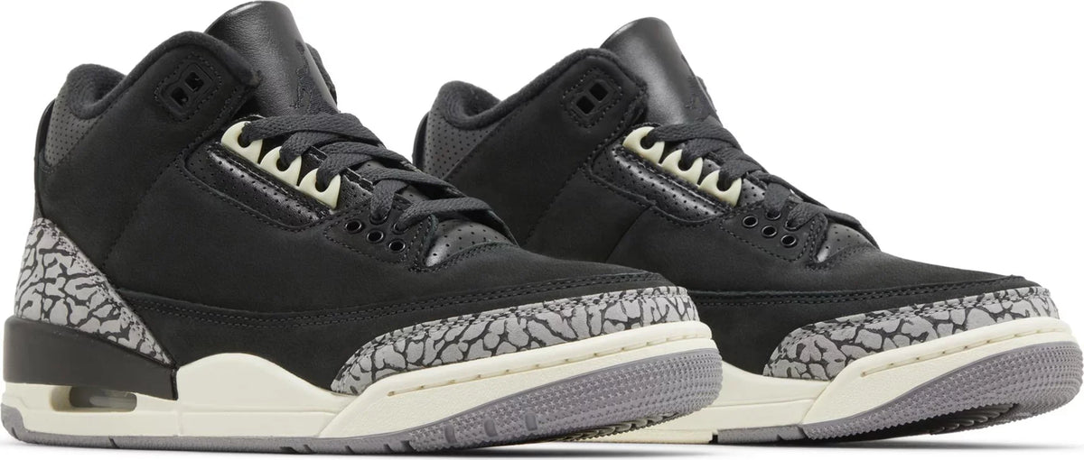 Air Jordan Women's Retro 3 "Off Noir" Sneakers