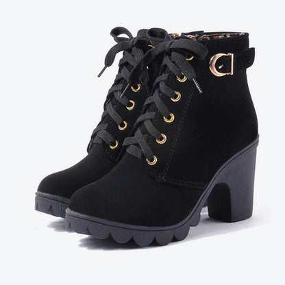 Women’s Cross Strappy Martin Booties | High-Sense Urban Slimming Ankle Boots | Trendy Minimalist Cross-Strap Lace-Up Boots | Luxury-Label Statuesque Combat Footwear | 2026 High-Fashion Radiant Streetwear Essential